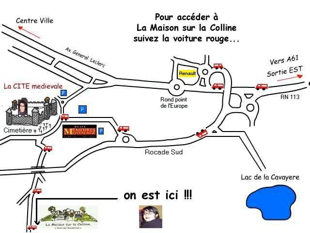 La Maison Sur La Colline Carcassonne Exteriér fotografie